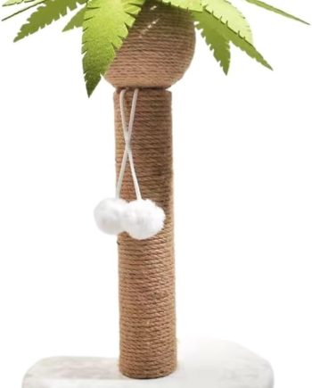 Cat Climbing Frame Cat Scratching Post Coconut Tree Cat Climbing Frame Cat Scratching Board Vertical Durable Non-Shedding Cat Toy Cat Climber(Medium)