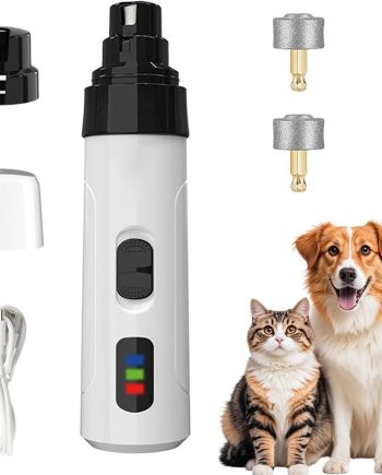 Nail Grinder,  Pet Nail Clipper,Rechargeable Dog Nail Grinder, Safe Effective Portable Pet Nail Trimmer for Home Use
