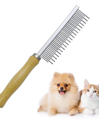 Wooden Handle Grooming Comb for Dogs Cats Pet??Multitooth??
