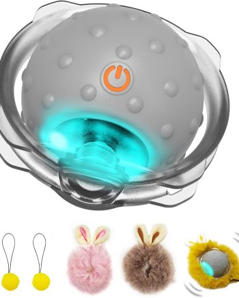 Interactive Cat Toys Ball Super Drive Electric Cat Toy Automatic Rolling Robotic Car Motion Activate