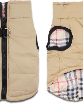 Small Dog Coats Warm Winter Dog Jacket Pet Dog Jackets Puppy Cold Weather Coat Pet Clothes for Small Dogs, Khaki, X-Small