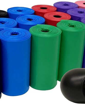 9" x 14.25" Made in USA Easy Open Poop Bags Dog Waste Bags, 18 Refill Rolls, 270 Bags