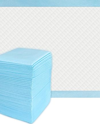 50 Count Super Absorbency Disposable Underpads, Leakproof Quick Drying Disposable Pads for Baby, Puppy and Adults, Disposable Changing Pads for Baby, Disposable Diaper Changing Pads, 17?? x 13??, Blue