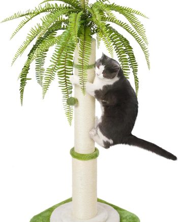 42" Tall Cat Scratching Post - Durable Cat Scratching Posts for Indoor Cats, Ideal for Large Cats, Ensures Long-Lasting Cat Satisfaction