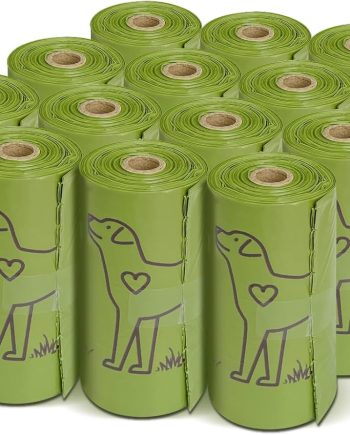 240 Count 13?? x 9??Dog Poop Bags Rolls, Leakproof Strong & Sturdy Waste Bags for Doggie Cat Pet