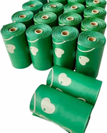 100% Compostable Dog Poop Bags ?C Plant-Based Cornstarch - Extra Thick, Leak-Proof Dog Bags for Poop - 270 Count - Supports The Animal Foundation