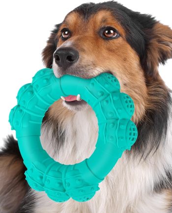 Indestructible Dog Chews - Super Duty Chew Toys for Aggressive Dogs, Puppy Teething Relief & Interactive Play