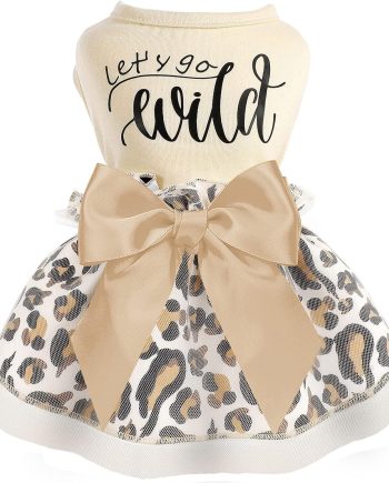 Dog Dress for Small Dogs, Puppy Costume Clothes Girls Pet Clothing Outfit